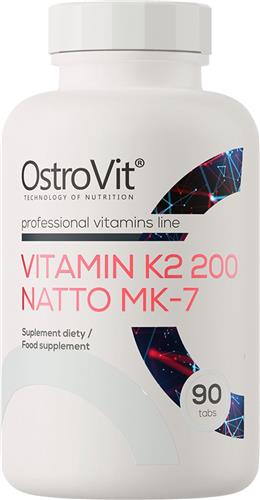 OstroVit - Vitaminen - Vitamin K2 Natto MK7 - 200 Tablets - OstroVit - Supplementen Vitamine K2 - Uit Natto MK7