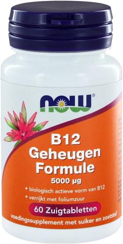 Now Foods - Vitamine B12 Geheugen Formule 1000 mcg - 100 Zuigtabletten