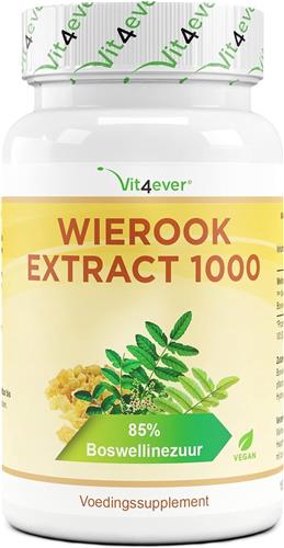 Vit4ever - Indiase Boswellia Serrata - 180 Capsules - Frankincense Wierook Extract - Premium: 85% Boswellia Zuur - Hooggedoseerd met 1000 mg per dagelijkse dosis - Veganistisch
