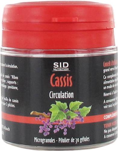 S.I.D Nutrition Circulatie Zwarte Bes 30 Capsules