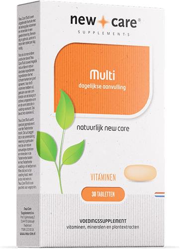 New Care Multivitamine - dagelijkse aanvulling - 30 tabletten - vegetarisch