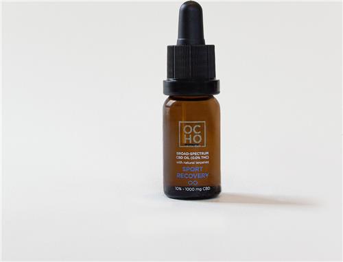 OCHO Amsterdam spierherstel CBD olie (10%) - Bevordert spierherstel - Broad Spectrum - Rijk aan cannabinoiden