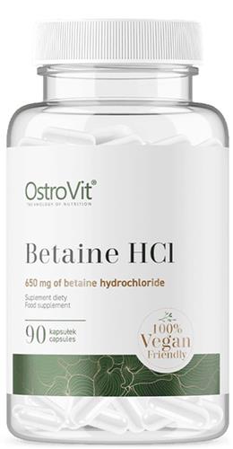 Supplementen - Betaine HCL 650mg - Vegan - 60 Capsules - OstroVit -
