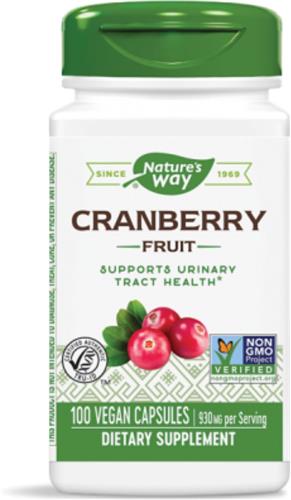 CRANBERRY FRUIT 465 MG (180 VEGETARIAN CAPSULES) - NATURE'S WAY