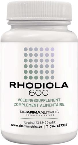 RHODIOLA 600 60 V-CAPS PHARMANUTRICS // RHODIOLA 600 MG // ENERGIE // FOCUS