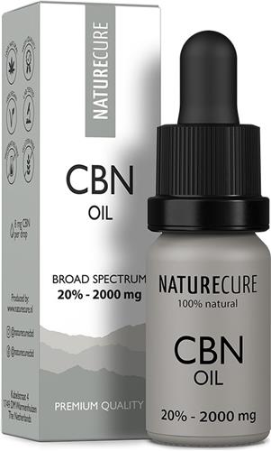 Nature Cure CBN + CBD-olie 20% - 2000 mg- Broad Spectrum  10 ml
