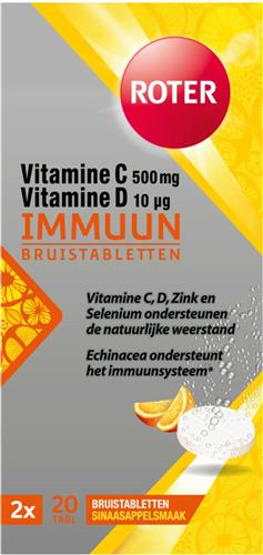 2x Roter Immuun Vitamine C & D 30 tabletten
