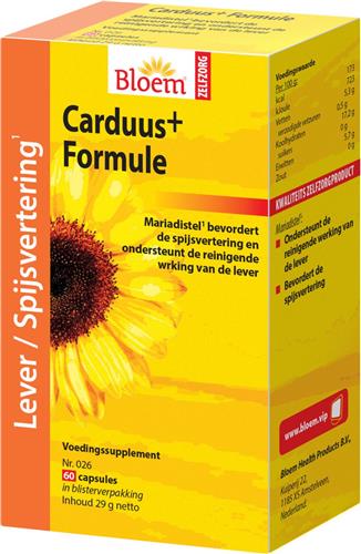 Bloem Carduus + Formule - 60 Capsules - Voedingssupplement