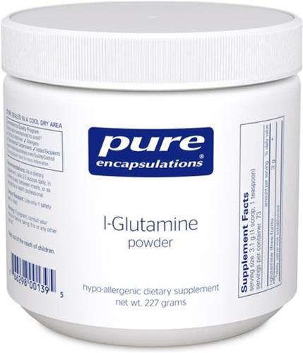 Pure Encapsulations - L-Glutamine Powder - Bij Intensieve Belasting van de Spieren, Ideaal voor Atleten - 227 Grams