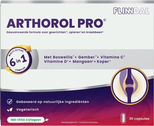 Arthorol Pro 30 capsules - Een geavanceerde 6 in 1 formule voor gewrichten, spieren en kraakbeen.