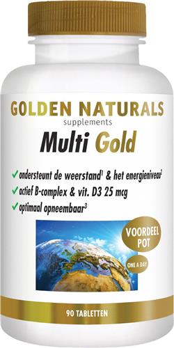 Golden Naturals Multi Gold (90 vegetarische tabletten)