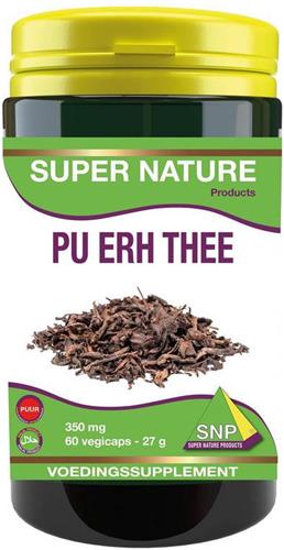 SNP Pu erh thee 350 mg puur 60 capsules
