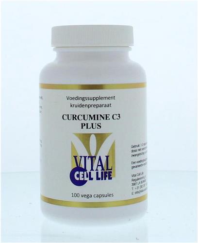 Vital Cell Life Curcumine C3 Plus - 100 vegicaps - Curcuma - Voedingssupplement