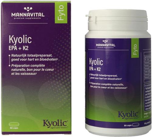 MannaVital Kyolic EPA + K2 Capsules