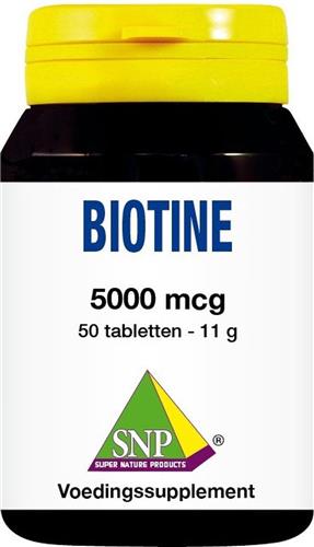 SNP Biotine 5000 mcg 50 tabletten