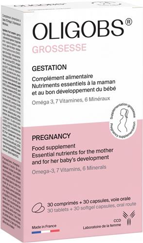 Laboratoire CCD Oligobs Grossesse 30 Tabletten + 30 Capsules